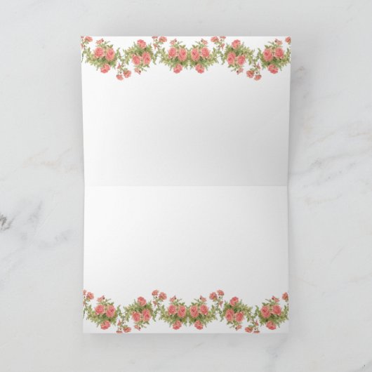 Het Wenskaart van Faiŕy van de perzik Kaart (Binnen)