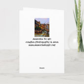 Het Wenskaart van Florence Italië Kaart (Achterkant)