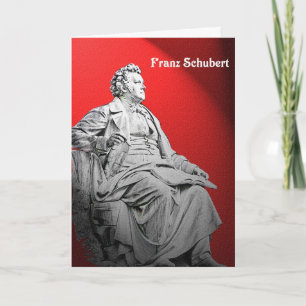 Het Wenskaart van Franz Schubert Kaart