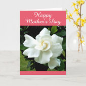 Het Wenskaart van gardenia Kaart (Gele Bloem)