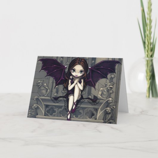 Het Wenskaart van "gargouilles van Notre Dame" Kaart (Voorkant)