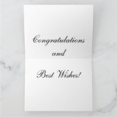 Het Wenskaart van gelukwensen Kaart (Binnen)