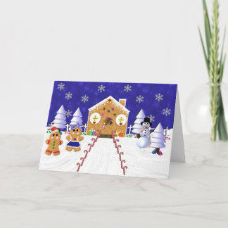 Het Wenskaart van Gingerman Feestdagen Kaart