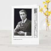 Het Wenskaart van Godfrey Tearle van de acteur Kaart (Gele Bloem)