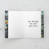 Het wenskaart van Graffiti Kaart (Binnen)