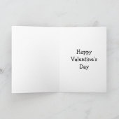 Het Wenskaart van grappig Valentijn van het Bacon Feestdagen Kaart (Binnen)