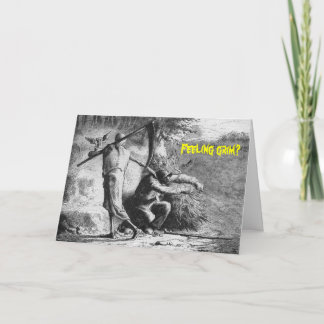 Het Wenskaart van Halloween - de Onverbiddelijke Kaart