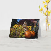 Het Wenskaart van Halloween Kaart (Gele Bloem)