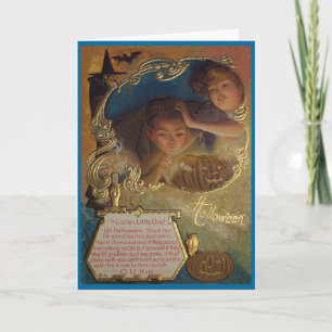 Het Wenskaart van Halloween Kaart