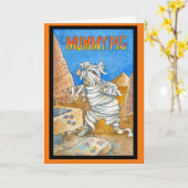 Het wenskaart van Halloween van het Varken van de Kaart (Gele Bloem)