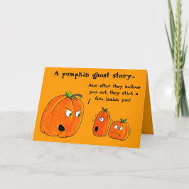 Het wenskaart van HALLOWEEN van het VERHAAL van Kaart