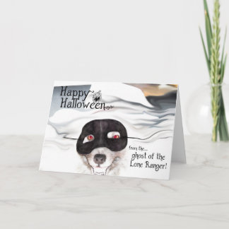 Het wenskaart van Halloween van Keeshond Kaart