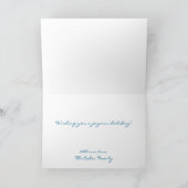 Het Wenskaart van Hannukah Feestdagen Kaart (Binnen)