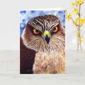 Het Wenskaart van Hawkeyes Kaart (Gele Bloem)