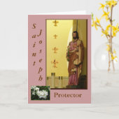 Het Wenskaart van heilige Joseph Kaart (Gele Bloem)