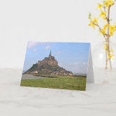 Het Wenskaart van Heilige Michele Watercolor van Kaart (Gele Bloem)