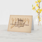 Het Wenskaart van het 4:12 van de Handelingen van Kaart (Gele Bloem)