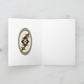 Het wenskaart van het art deco kaart (Binnen)