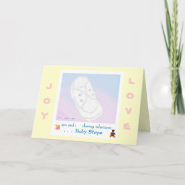 Het Wenskaart van het Baby shower van de Stappen