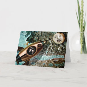 Het Wenskaart van het Baby van de maan Kaart