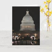 Het Wenskaart van het Capitool Kaart (Gele Bloem)