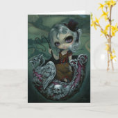 Het Wenskaart van het circus "van de Blokkenwagen" Kaart (Gele Bloem)