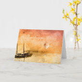 Het Wenskaart van het Citaat van de Reis van Bon Kaart (Gele Bloem)