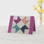 Het Wenskaart van het Dekbed van de batik Kaart (Gele Bloem)