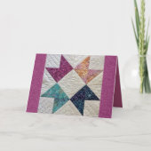 Het Wenskaart van het Dekbed van de batik Kaart (Voorkant)