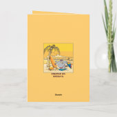 Het Wenskaart van het DIEET van het STRAND Kaart (Achterkant)