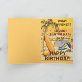 Het Wenskaart van het DIEET van het STRAND Kaart (Binnen)