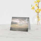 Het Wenskaart van het doopsel Kaart (Gele Bloem)