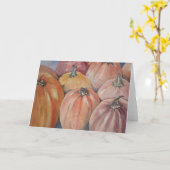 Het Wenskaart van het Flard van de pompoen Kaart (Gele Bloem)
