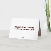 Het Wenskaart van het football Kaart (Achterkant)