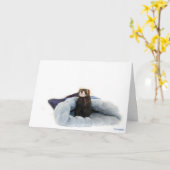 Het Wenskaart van het fret Kaart (Gele Bloem)