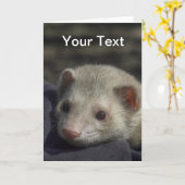 Het Wenskaart van het fret Kaart (Gele Bloem)