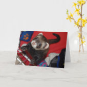 Het Wenskaart van het fret Kaart (Gele Bloem)