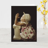 Het Wenskaart van het Gebed van een Kind Kaart (Gele Bloem)