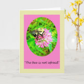 Het Wenskaart van het Gedicht van de Natuur van de Kaart (Gele Bloem)