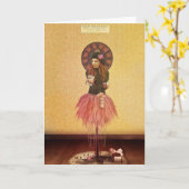 Het Wenskaart van het geduld Kaart (Gele Bloem)