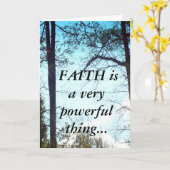 Het Wenskaart van het geloof Kaart (Gele Bloem)