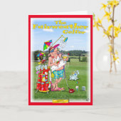 Het Wenskaart van het golf Kaart (Gele Bloem)