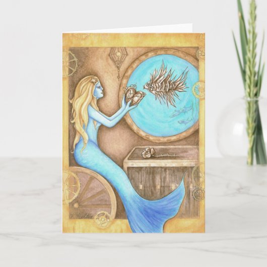 Het wenskaart van het Hart Steampunk Kaart (Voorkant)