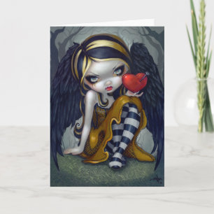 Het Wenskaart van het "hart van Spijkers" Feestdagen Kaart