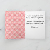 Het Wenskaart van het Hartzeer en van de Kaart (Binnen)