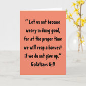 Het Wenskaart van het Heilige Schrift van de Kaart (Gele Bloem)