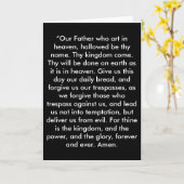 Het Wenskaart van het Heilige Schrift van de "Onze Kaart (Gele Bloem)