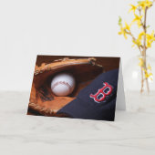 Het Wenskaart van het honkbal Kaart (Gele Bloem)