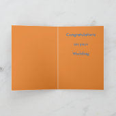 Het Wenskaart van het huwelijk Kaart (Binnen)