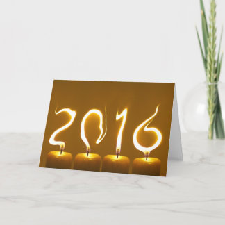 Het Wenskaart van het jaar 2016 Feestdagen Kaart